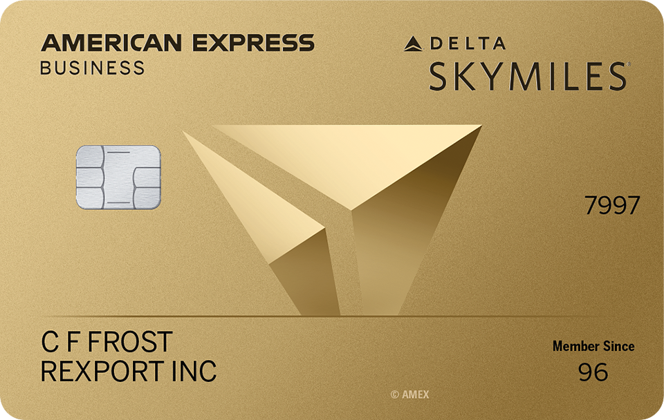 Delta SkyMiles Gold Business Card card art