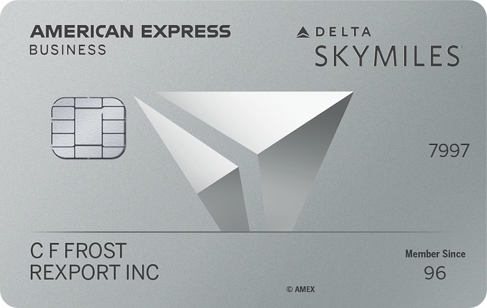 Delta SkyMiles Platinum Business Card card art