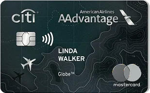 Citi AAdvantage Globe Card card art