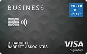 World of Hyatt Business Card card art